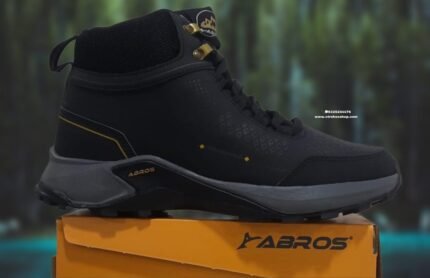 high ankle Most Light weight Mountain climbing Hiking shoe(black )