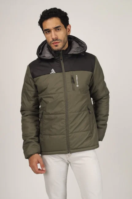 JAG Zanskar Series Ultra Light Minus 5 Quilted Jacket | Olive-Black