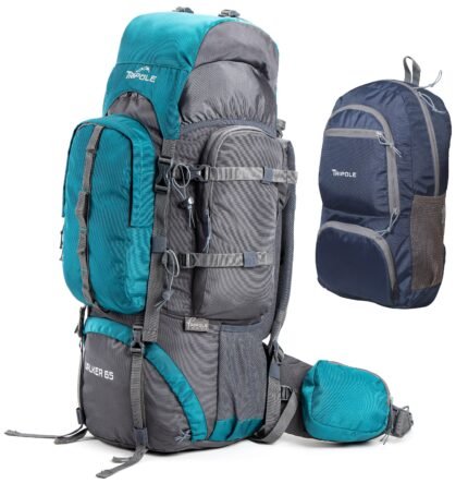 Walker 65 Litre Rucksack + Foldable Day Pack | Laptop Sleeve | Water Repellent